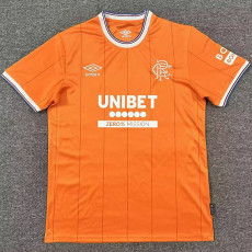 25-26 Rangers Orange Fans Soccer Jersey
