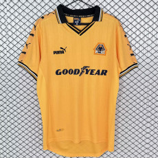1998-1999 Wolves Home Retro Soccer Jersey