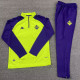 25-26 Fiorentina Green Half Pull Tracksuit (Pants Have Pocket)(半拉链)
