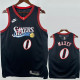 25-26 76ERS MAXEY #0 Black Top Quality Hot Pressing NBA Jersey (V领)