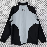 2004-2005 RMA Gray Black Retro Windbreaker