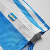 1998 Argentina Home Retro Soccer Jersey