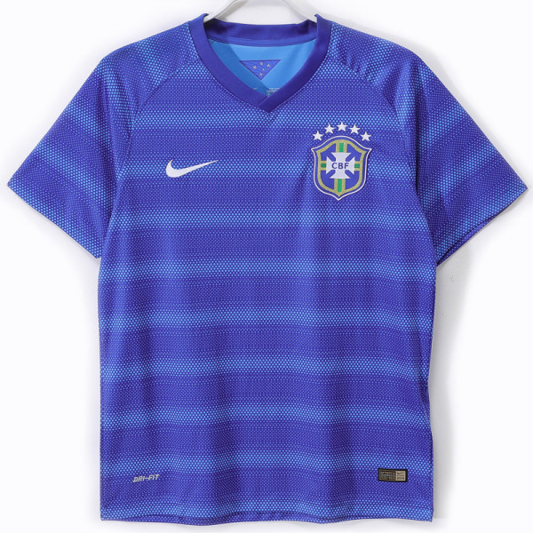 2014 Brazil Away Retro Soccer Jersey