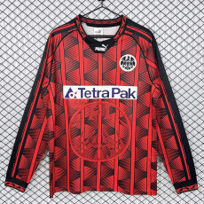1995-1996 Frankfurt Home Long Sleeve Retro Soccer Jersey (长袖)