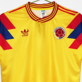 1990 Colombia Home Retro Soccer Jersey