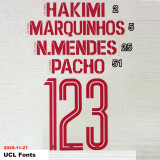 25-26 PSG Jordan Fourth 1:1 Fans Soccer jersey