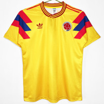 1990 Colombia Home Retro Soccer Jersey
