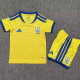 26-27 Ukraine Home Kids Soccer Jersey
