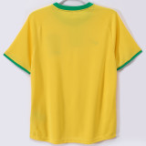 2000  Brazil Home Yellow Retro Soccer Jersey