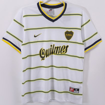1999 Boca Juniors Away White Retro Soccer Jersey