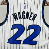 25-26 Magic WAGNER #22 White Top Quality Hot Pressing NBA Jersey(条纹)