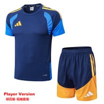 25-26 AD Royal blue Player Version Training Short Suit (球员短套装)#D2505