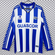 1998-1999 Alaves Home Long Sleeve Retro Soccer Jersey (长袖)