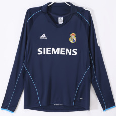 2005-2006 RMA Away Long Sleeve Retro Soccer Jersey (长袖)