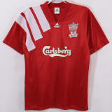 1992-1993 LIV Home Retro Soccer Jersey