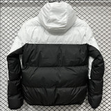 25-26 CV003 PSG Jordan White Black Hooded Cotton Coat #棉衣