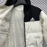 25-26 X9001 AD Black White Hooded Cotton Coat #棉衣