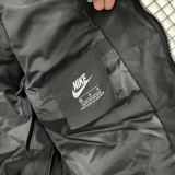 25-26 XD9901 NK Black Hooded Cotton Coat #棉衣