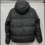 25-26 CV001 NK Black Hooded Cotton Coat #棉衣