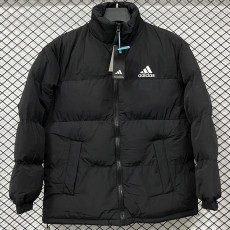 25-26 X9001 AD Black Hooded Cotton Coat #棉衣