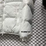 25-26 LT871 NK Khaki White Hooded Cotton Coat #棉衣