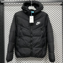 25-26 CV001 NK Black Hooded Cotton Coat #棉衣