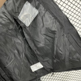 25-26 X9001 AD Black Hooded Cotton Coat #棉衣