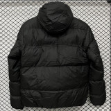 25-26 CV003 NK Black Hooded Cotton Coat #棉衣