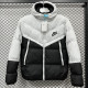 25-26 CV001 NK White Black Hooded Cotton Coat #棉衣