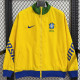 25-26 Brazil Yellow Windbreaker (双袖BRASIL)