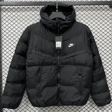 25-26 LT871 NK Black Hooded Cotton Coat #棉衣