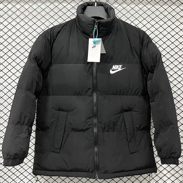 25-26 X9002 NK Black Hooded Cotton Coat #棉衣