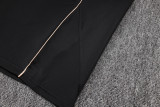 25-26 ARS Black Half Pull Tracksuit #B25113(半拉链)