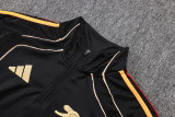 25-26 ARS Black Half Pull Tracksuit #B25113(半拉链)