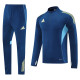 2025 AD Lake blue Half Pull Tracksuit #AB09 (半拉链)