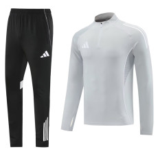 2025 AD Gray Half Pull Tracksuit #AB09 (半拉链)