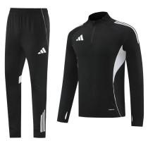 2025 AD Black Half Pull Tracksuit #AB09 (半拉链)