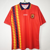 1994 Spain Home Red Retro Soccer Jersey