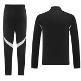 2025 AD Black Half Pull Tracksuit #AB09 (半拉链)
