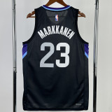 25-26 JAZZ MARKKANEN #23 Black Top Quality Hot Pressing NBA Jersey (Trapeze Edition) 飞人版