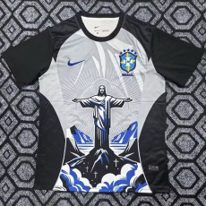 25-26 Brazil Blue Grey Special Edition Training shirts (女神)