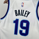25-26 JAZZ BAILEY #19 White Top Quality Hot Pressing NBA Jersey