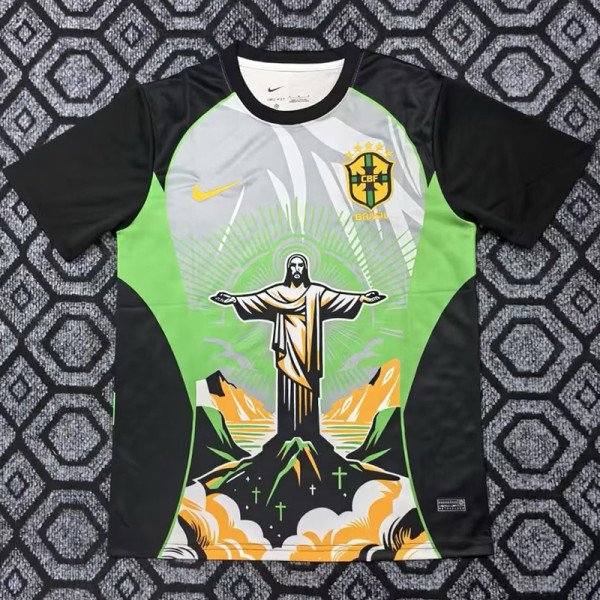 25-26 Brazil Green Grey Special Edition Training shirts (女神)