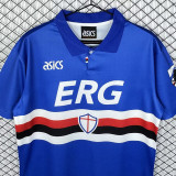 1993-1994 Sampdoria Home Retro Soccer Jersey