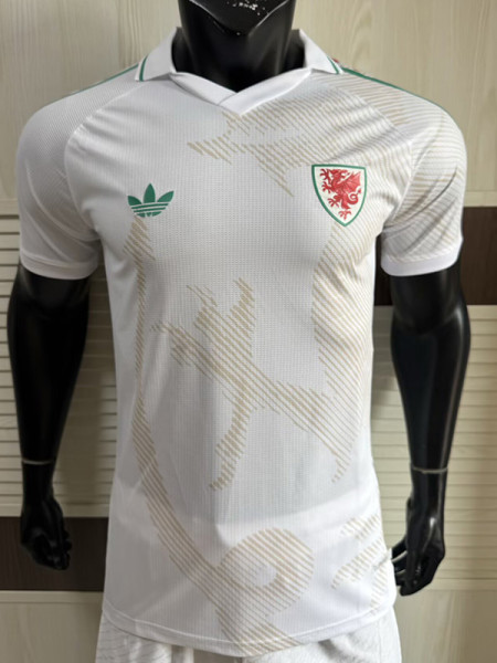 26-27 Wales Away Player Version Soccer Jersey