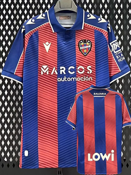 25-26 Levante UD Home Fans Soccer Jersey