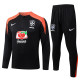 25-26 Brazil Black Half Pull Tracksuit #B25131(半拉链)