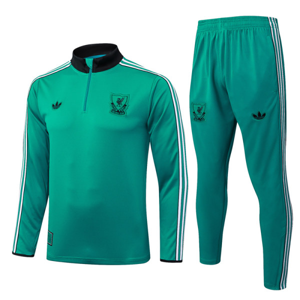 25-26 LIV Green Half Pull Tracksuit #B25132(半拉链)