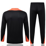 25-26 Brazil Black Half Pull Tracksuit #B25131(半拉链)