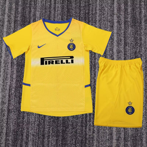 2002-2003 INT Third Kids Retro Soccer Jersey